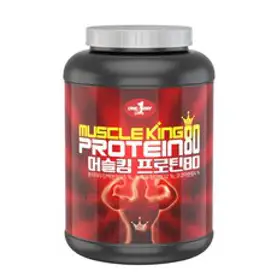 원데이뉴트리션 머슬킹 80 프로틴 헬스 보충제, 2kg, 1개