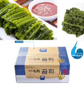 (특품)완도산 햇 염장 곰피 쇠미역, 완도 햇 염장 곰피(쇠미역)1.5kg, 1개, 1.5kg