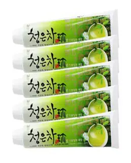 2080 청은차 치약, 120g, 5개